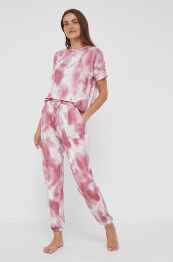 Pyžamo Answear Lab růžová barva