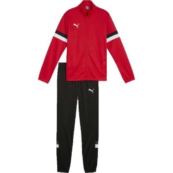 Puma TEAMRISE TRACKSUIT JR Dětská tepláková souprava, červená, velikost