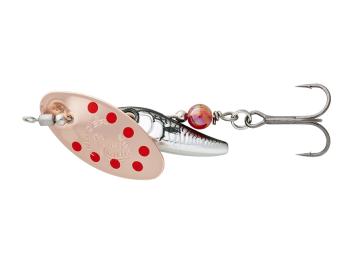 Savage gear třpytka sticklebait spinner copper red dots - 3 9,1 g