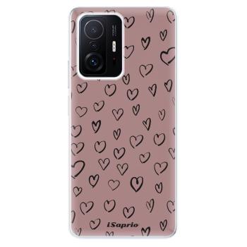 Odolné silikonové pouzdro iSaprio - Heart Dark - Xiaomi 11T / 11T Pro