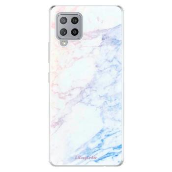 Odolné silikonové pouzdro iSaprio - Raibow Marble 10 - Samsung Galaxy A42