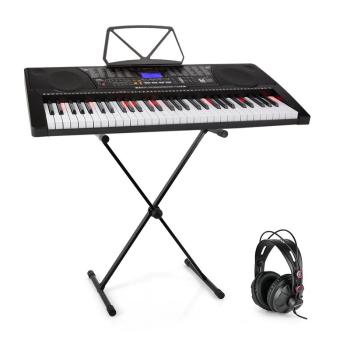 SCHUBERT Etude 225, USB keyboard se sluchátky, stojan na keyboard