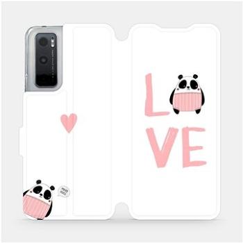 Flipové pouzdro na mobil Vivo Y70 - MH09S Panda LOVE (5903516596973)