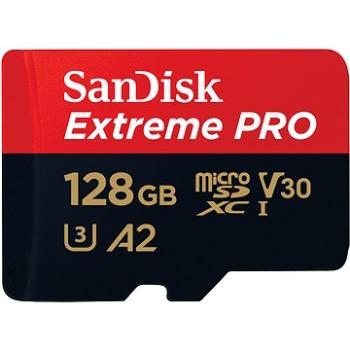 SanDisk microSDXC 128GB Extreme PRO + Rescue PRO Deluxe + SD adaptér (SDSQXCD-128G-GN6MA)