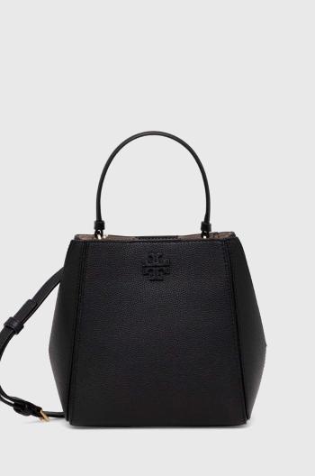 Kožená kabelka Tory Burch McGraw Small černá barva, 158500.001