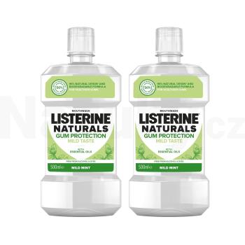 Listerine Naturals Gum Protection Mild Taste ústní voda 2x500 ml