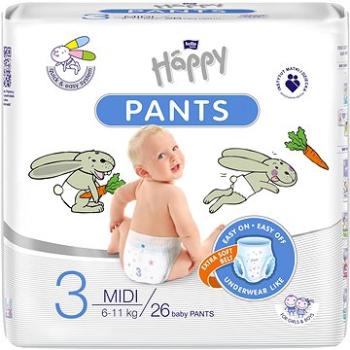 Bella Baby Happy Pants Midi vel. 3 (26 ks) (5900516603656)