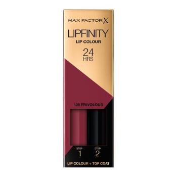Max Factor Lipfinity Lip Colour 4,2 g rtěnka pro ženy 108 Frivolous tekutá rtěnka