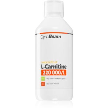 GymBeam L-Carnitine 220 000 mg/l spalovač tuků příchuť Tropical Fruit 500 ml