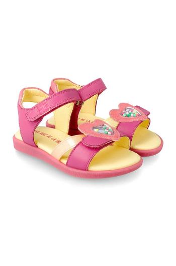 Dětské sandály Agatha Ruiz de la Prada fialová barva