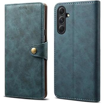 Lenuo Leather flipové pouzdro pro Samsung Galaxy A34 5G, modrá  (348442)