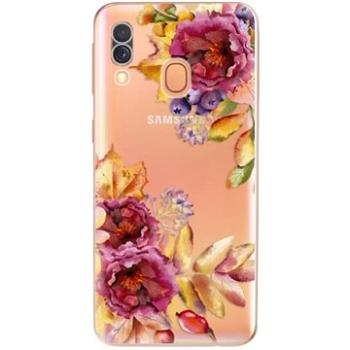 iSaprio Fall Flowers pro Samsung Galaxy A40 (falflow-TPU2-A40)
