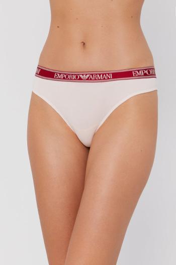 Kalhotky brazilky Emporio Armani Underwear růžová barva