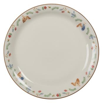 Porcelánový dezertní talířek Chicken and Rooster- Ø 20 cm CARDP