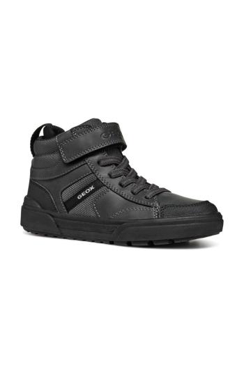 Dětské sneakers boty Geox zelená barva