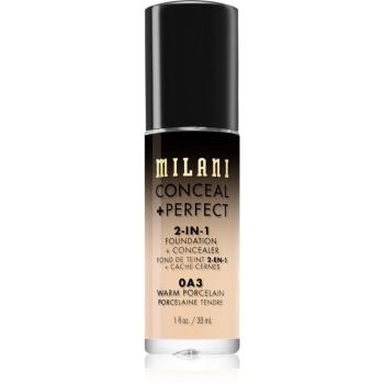Milani Conceal + Perfect 2-in-1 Foundation And Concealer make-up 0A3 Warm Porcelain 30 ml