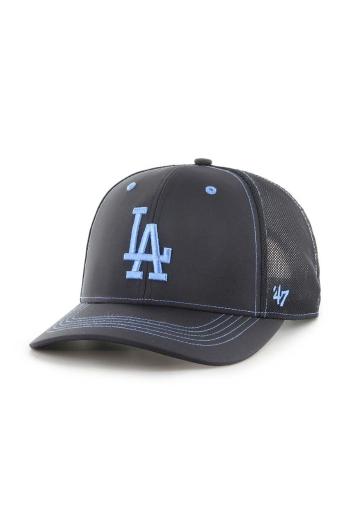 Kšiltovka 47 brand MLB Los Angeles Dodgers černá barva, s aplikací, B-XRAYD12BBP-BK