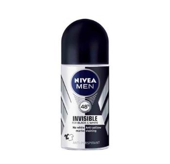 Nivea Kuličkový antiperspirant pro muže Invisible For Black & White Power 50 ml, 50ml