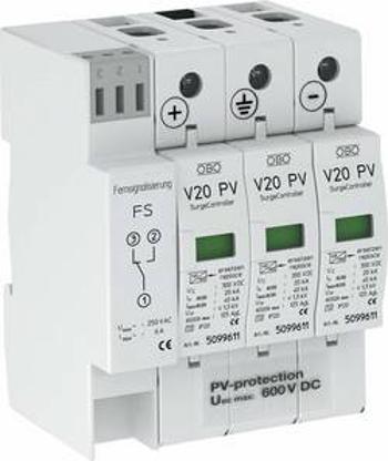 Zařízení s přepěťovou ochranou OBO Bettermann V20-C 3PHFS-600 5094576, 20 kA