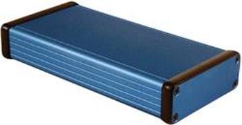 Univerzální pouzdro hliníkové Hammond Electronics, (d x š x v) 160 x 78 x 27 mm, modrá