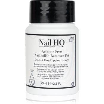 Nail HQ Acetone Free odlakovač na nehty bez acetonu 75 ml