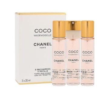 Chanel Coco Mademoiselle EDT náplň 2 x 20 ml + EDT náplň s rozprašovačem 20 ml, 60, mlml