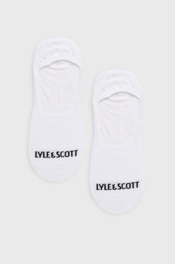 Ponožky Lyle & Scott Alec ( 3-pak) pánské, bílá barva