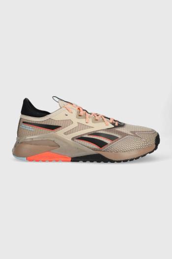 Tréninkové boty Reebok Nano X2 TR Adventure béžová barva