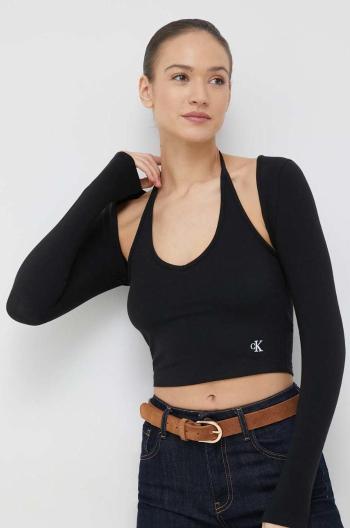 Top Calvin Klein Jeans dámský, černá barva