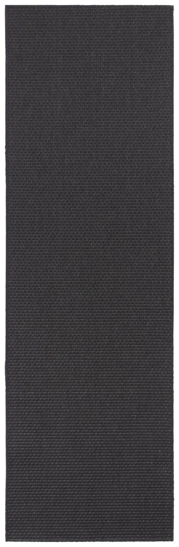 BT Carpet - Hanse Home koberce Běhoun Nature 104276 Anthracite - 80x150 cm Černá