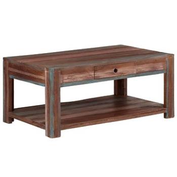 Konferenční stolek z masivního dřeva vintage 88x50x38 cm (244963)