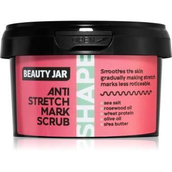 Beauty Jar Shape tělový peeling na strie s mořskou solí 400 g