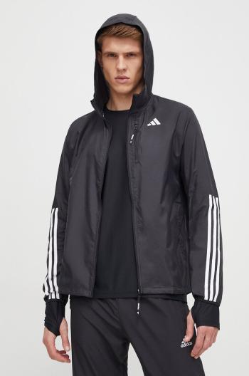 Větrovka adidas Performance černá barva, přechodná, IK4986