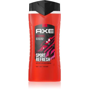 Axe Recharge Arctic Mint & Cool Spices osvěžující sprchový gel 3 v 1 400 ml