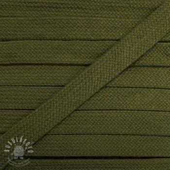 Bavlnená šnůra plochá 17 mm camo green