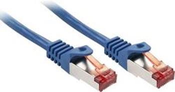 Síťový kabel RJ45 LINDY 47352, 1.00 m, modrá