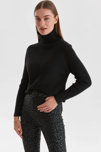 Černý rolákový pulovr SSW3510