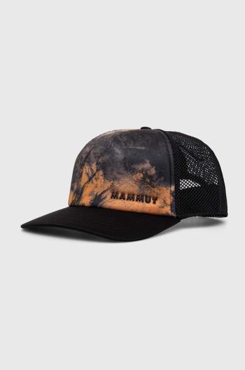 Kšiltovka Mammut Crag Cap Sender černá barva, vzorovaná