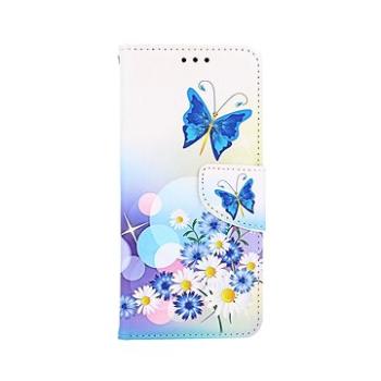 TopQ Samsung A32 knížkové Bílé s motýlkem 57103 (Sun-57103)