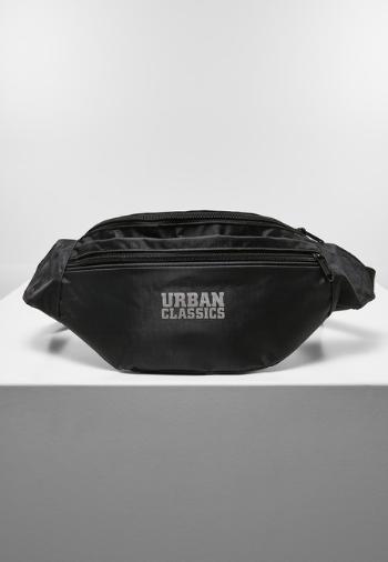 Urban Classics Recycled Ribstop Double Zip Shoulder Bag black - UNI