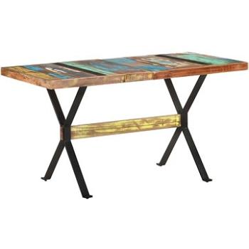 Jídelní stůl 140x70x76 cm masivní recyklované dřevo 321607 (321607)