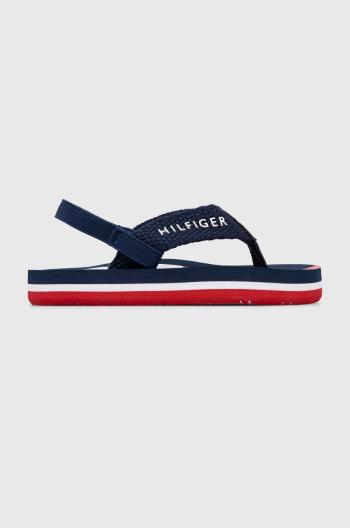 Dětské sandály Tommy Hilfiger tmavomodrá barva