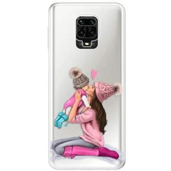 iSaprio Kissing Mom - Brunette and Girl pro Xiaomi Redmi Note 9 Pro (kmbrugirl-TPU3-XiNote9p)