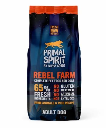 PRIMAL spirit dog  65% rebel farm  - 12kg