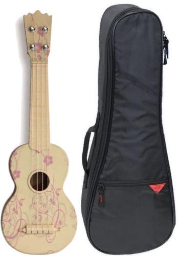 Pasadena WU-21F5-WH SET Natural Sopránové ukulele