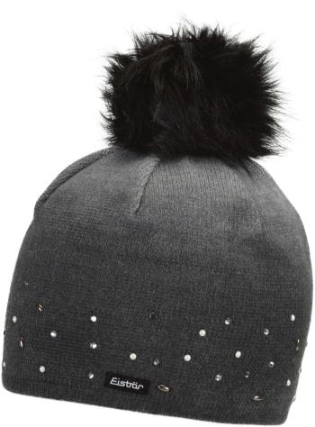 Eisbär Dip Dye Lux Crystal Womens Beanie Grey Print/Black UNI Čepice