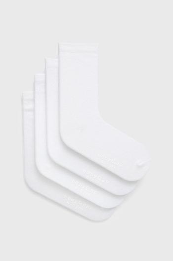 Dětské ponožky GAP bílá barva
