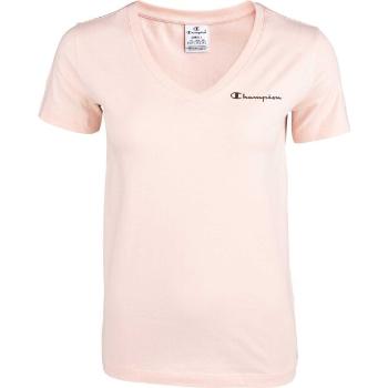 Champion V-NECK T-SHIRT Dámské tričko, růžová, velikost L