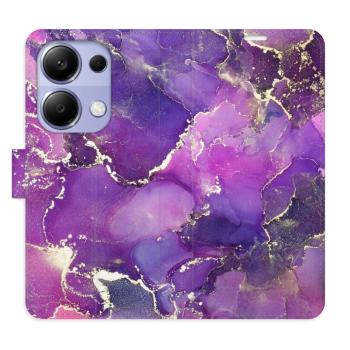 Flipové pouzdro iSaprio - Purple Marble - Xiaomi Redmi Note 13 Pro