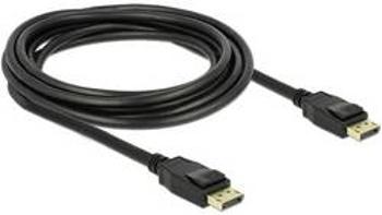 DisplayPort kabel Delock [1x zástrčka DisplayPort - 1x zástrčka DisplayPort] černá 3.00 m